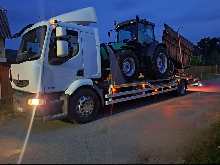 Camion / Platforma transport utilaje / Renault Midlum