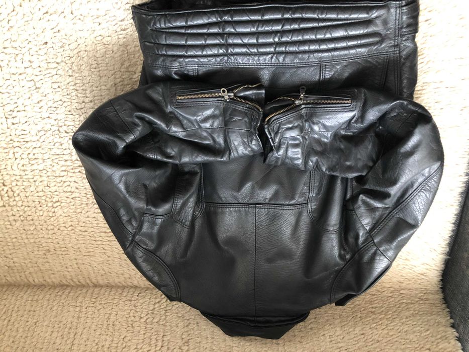 Яке от естествена телешка кожа