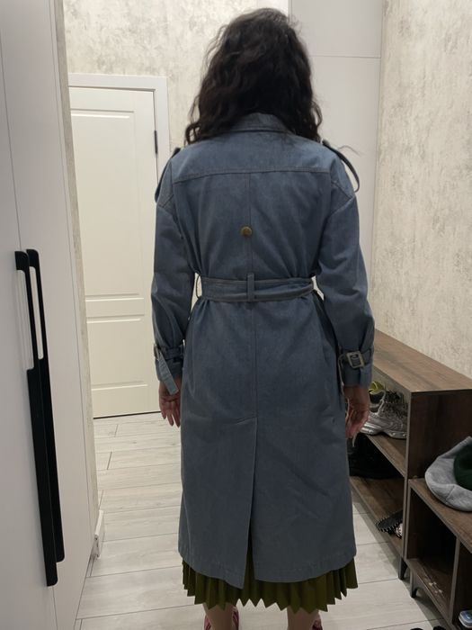 Пальто джинсовое