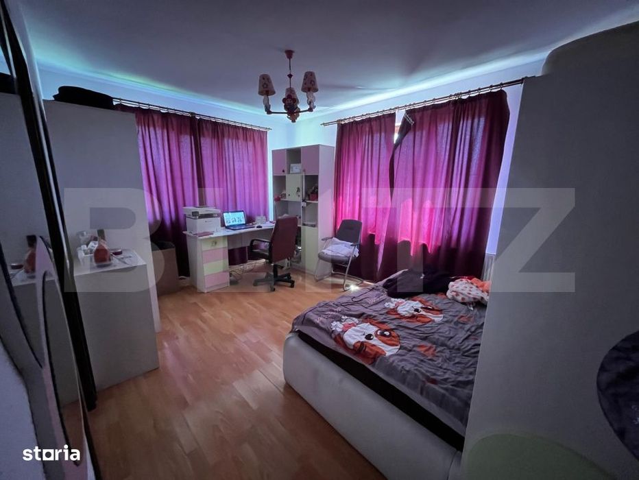 Casa individuala, 186 mp, un nivel, 1174 mp teren, zona Apahida