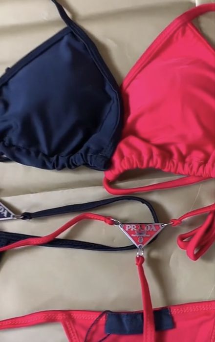 PRADA банкси с изрязано долнище