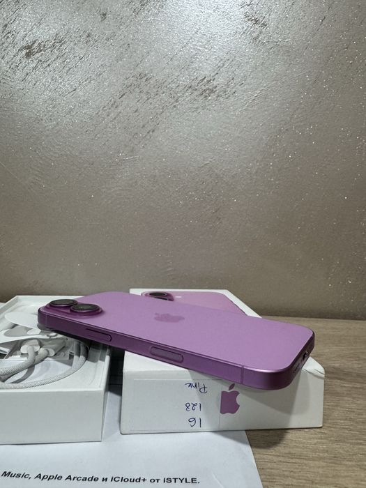 iPhone 16 | 128GB | Розов | Като нов | 99% батерия | iStyle гаранция