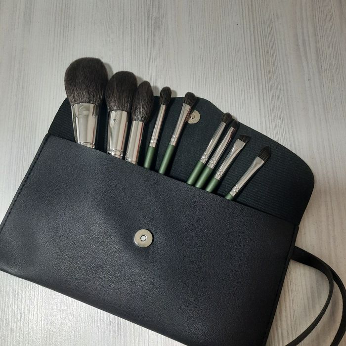 Набор кистей с чехлом, 9шт+сумка