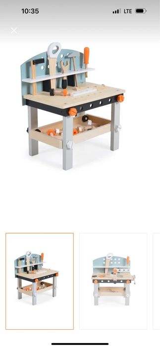 Banc de lucru din lemn copii