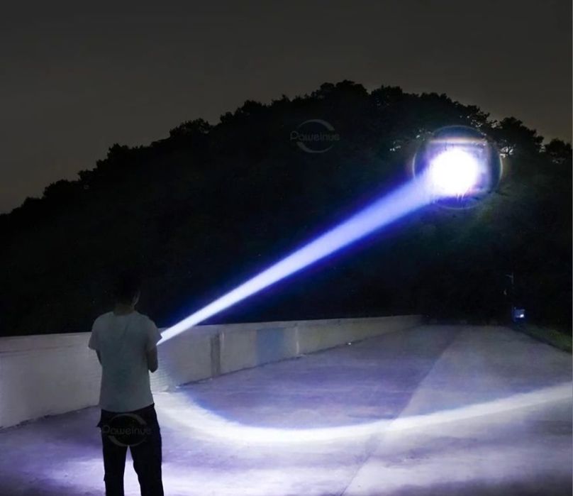 Мощный электрофонарь-прожектор