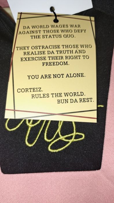 Corteiz розова тениска