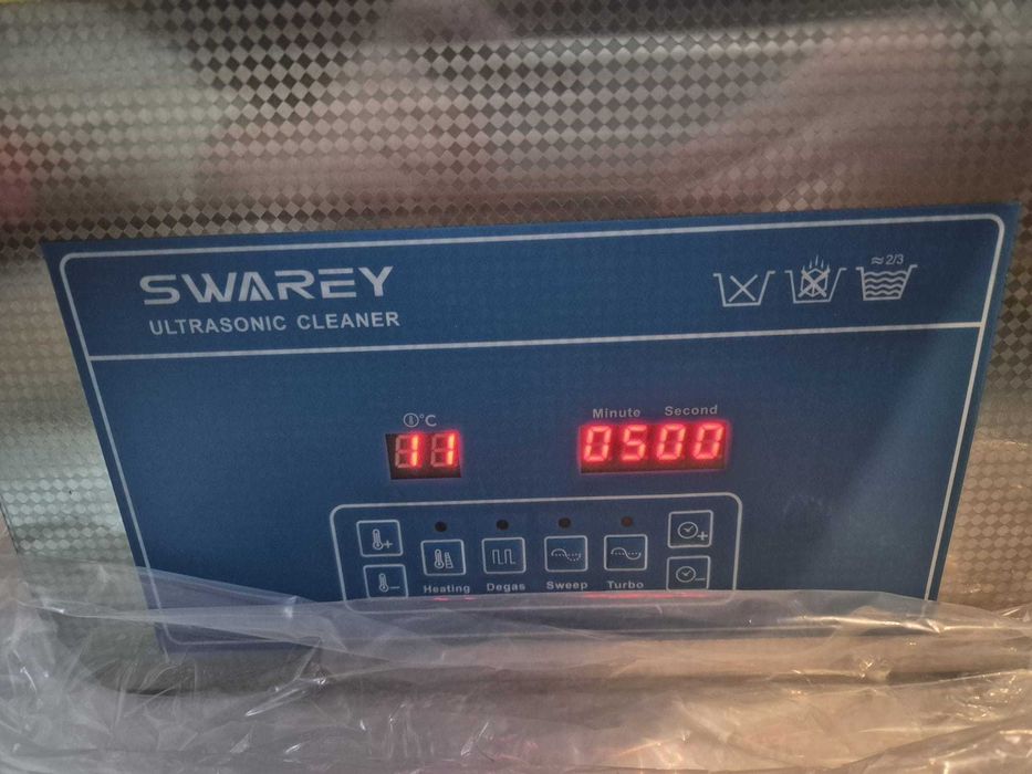 Curatitor Ultrasonic Swarey 6.5L - Incalzire & Robinet - Inox