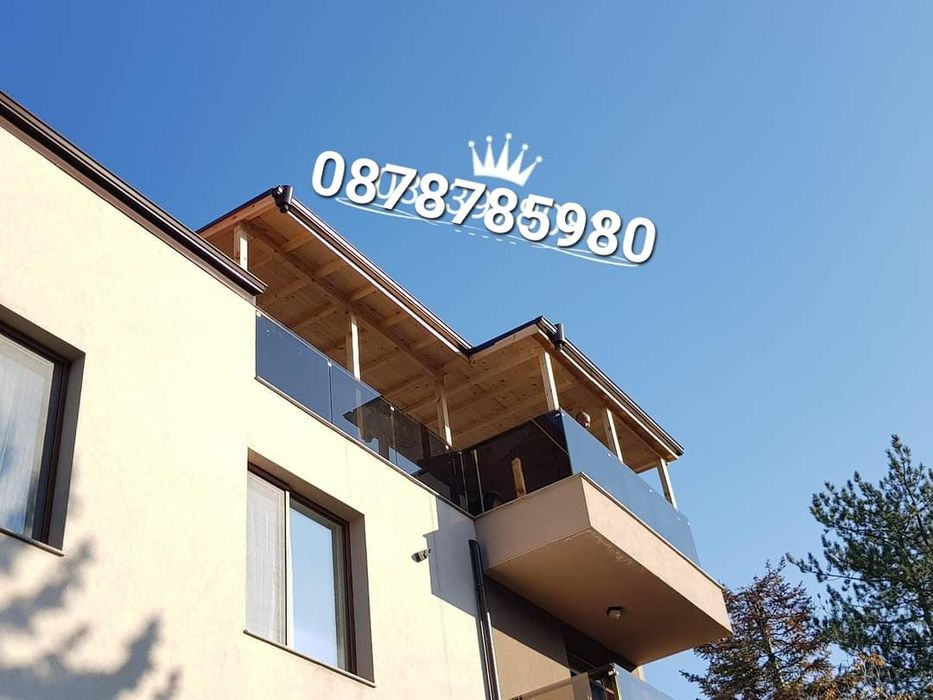 Ремонт на покриви Дървени навеси