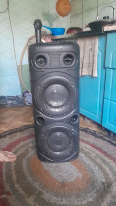 Блютуз колонка + радио, 1 микрофон