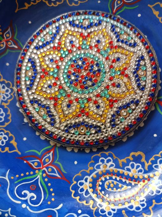 Подарочная тарелка ручная роспись