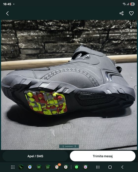 Incaltaminte moto „rotary lacing system 42