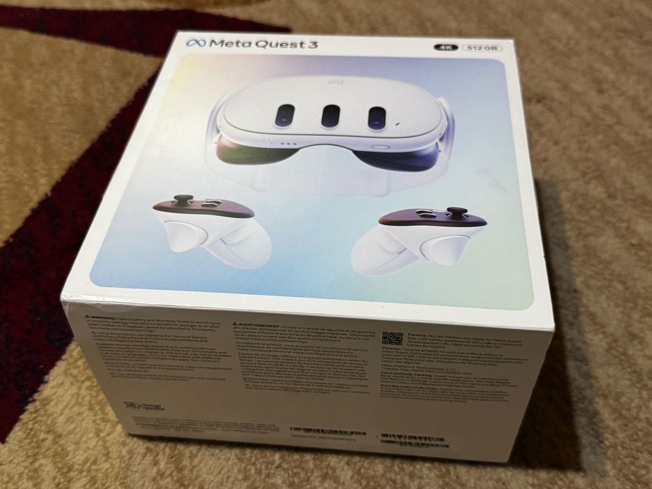 Meta Quest 3 4K (512GB) — NEW , ни разу не использовался