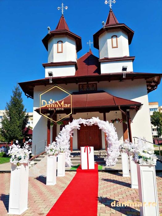 Decor nuntă biserică | decor acasă mireasă | decor cununie civilă