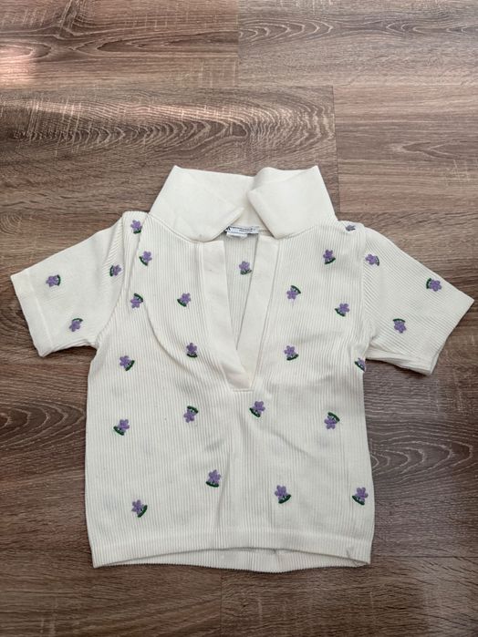 Къса тениска ZARA