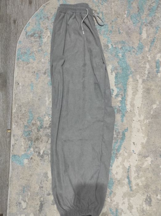 Штаны вельветовые серые
