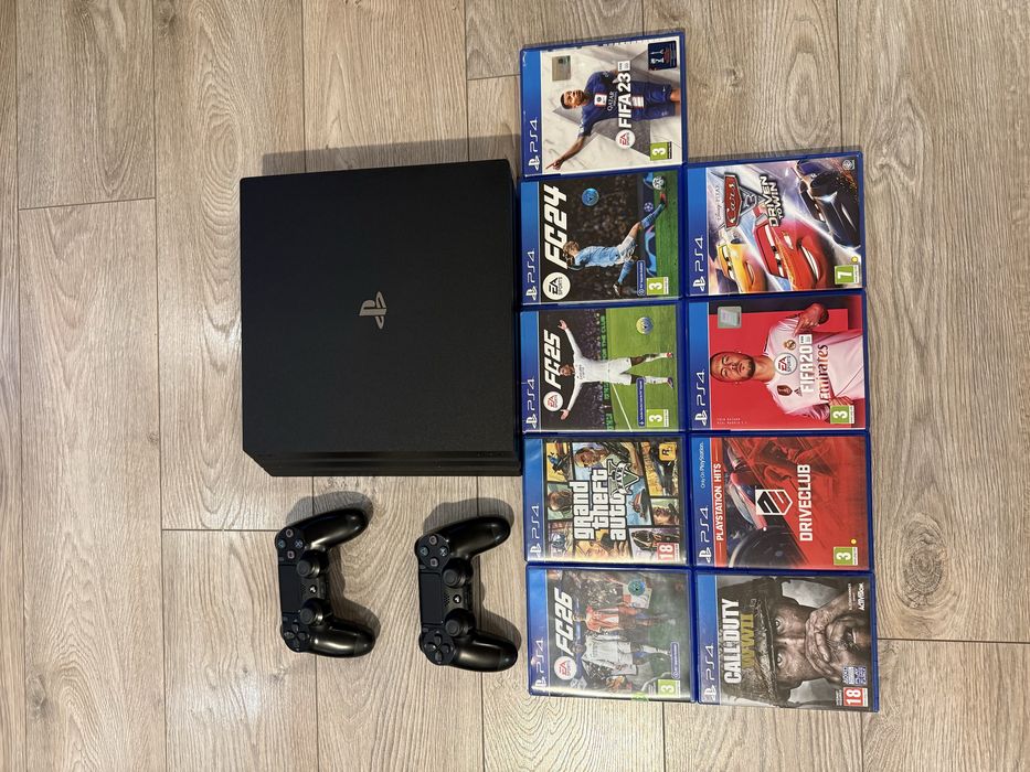 Playstation 4 PRO + 14 игри
