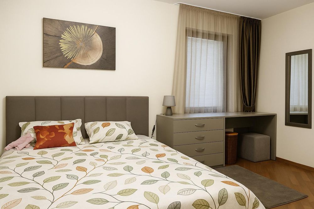 Новообзаведен двустаен апартамент в Центъра