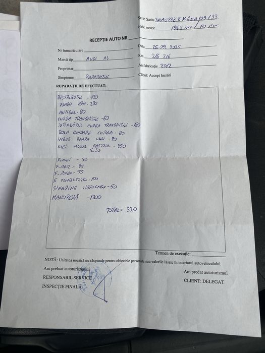 Audi A4 B8 2.0 tdi din 2014 inmatriculat