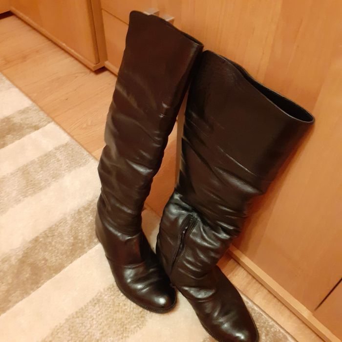 Cizme piele naturală românească mr 35