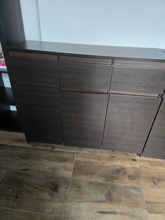 2 x Comoda birou / dormitor Wenge
