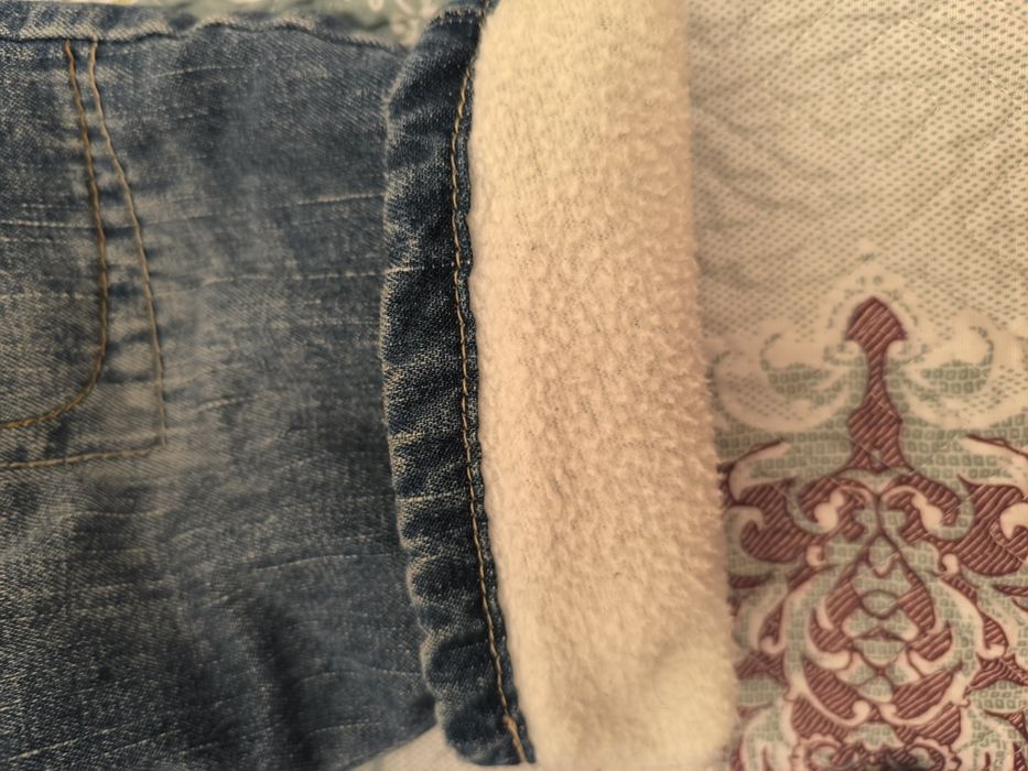 Детский джинсовый комбинезон