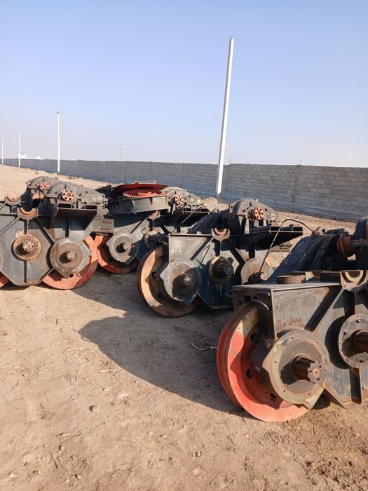 Колеса с редуктором от крана