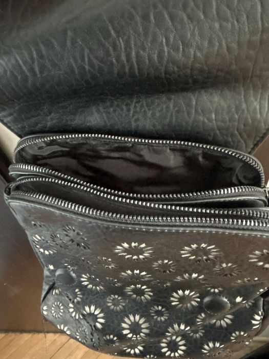 Desigual кожена раница Amorina Covasna, Черна