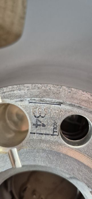 4 jante aliaj originale noi R16; 6,5J×16H2,ET.33