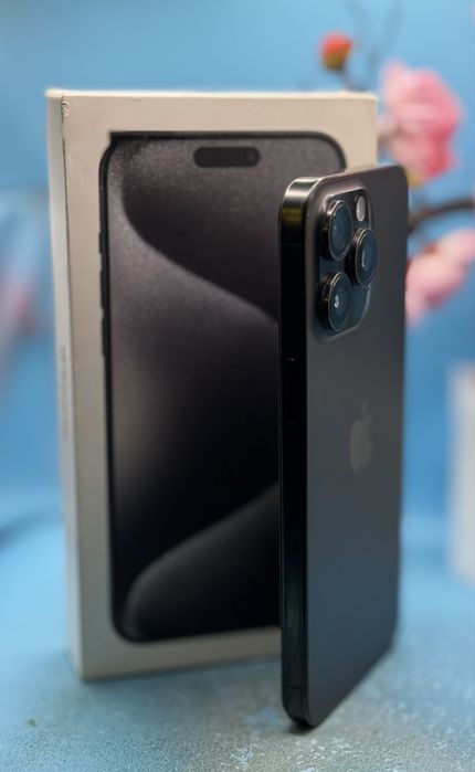 Apple iPhone 15 Pro Max, 256GB, 5G, Black Titanium