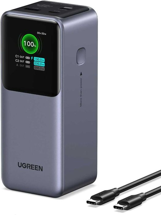 Портативный аккумулятор UGREEN Nexode Power Bank 20000mAh 130W