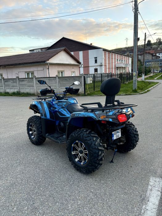 ATV CfMoto 450L numere negre