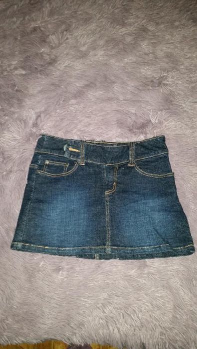 Къса дънкова пола