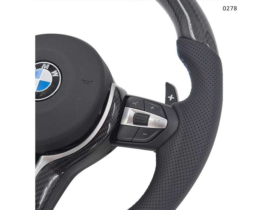 Volan carbon stil M pentru BMW 3 E46, 5 E39, X5 E53 – tuning Premium