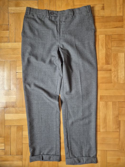 Pantaloni Lux Ascot Forever, Lână Vitale Barberis Canonico, Bărbați -