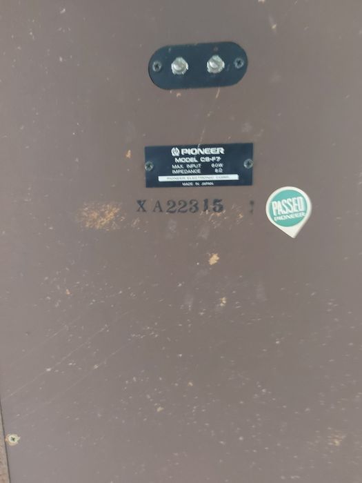 Vand boxe Japan originale Model CS - F7 IMPEDANCE 8 PIONEER