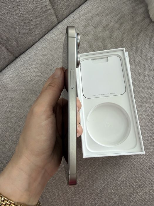 Iphone 15 pro max, 256, 87%, natural titanium