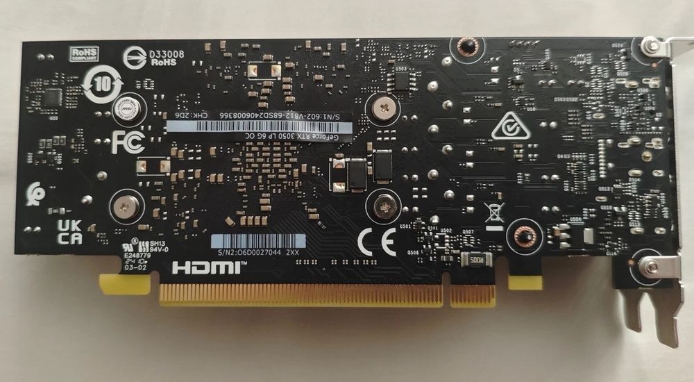 MSI Geforce RTX 3050 6gb видео карта