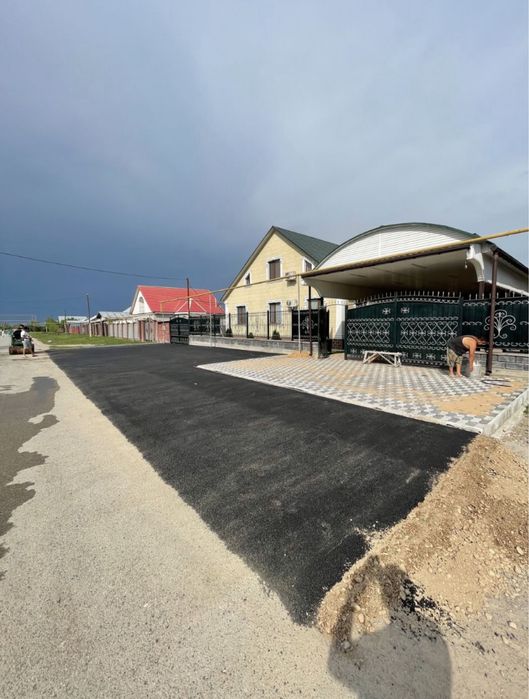 Асфальтирование .Укладка асфальта.