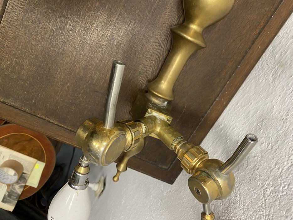 Белгийски бирени кранове с порцеланови дръжки кран за бира от месинг