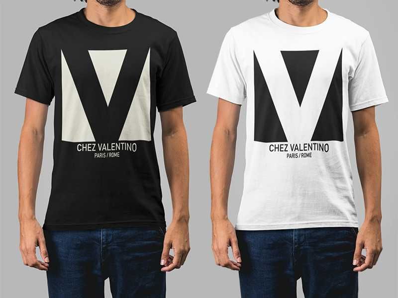 Тениски Valentino принт. 2 модела