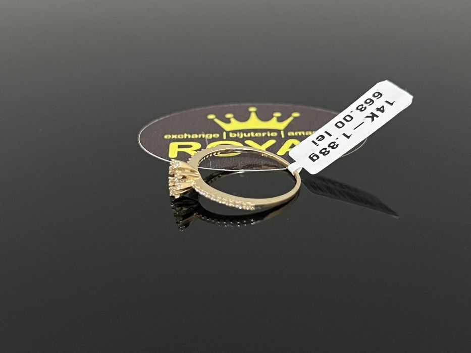 Bijuteria Royal CB : Inel dama aur nou 14k 1,33gr