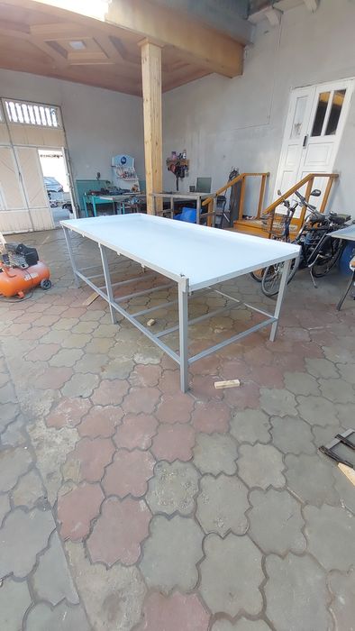 Тайёр нержавейка столлар сотилади. Буюртма асосида хам ясаб берилади.