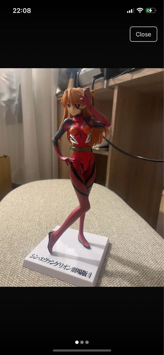 Asuka langely premium figurina 2020 anime waifu evangelion