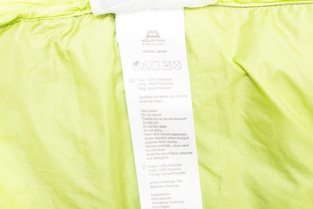 Mountain Equipment Mazeno Оригинално мъжко пухено яке с качулка пух L