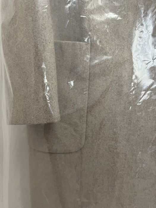 Шерстяное-кашемирное пальто