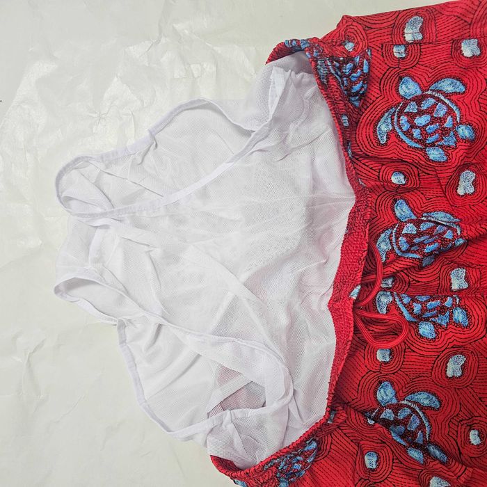 Sort baie Vilebrequin 2XL, rosu