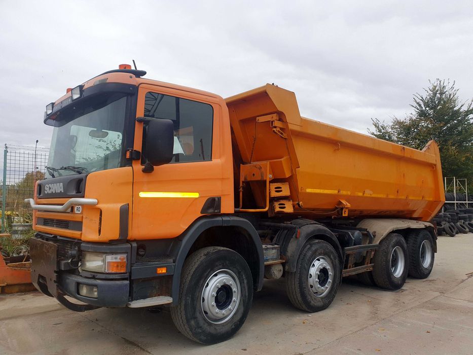 Basculanta, bascula Scania P124 CB, 8X4, 420CP, Aer  Conditionat