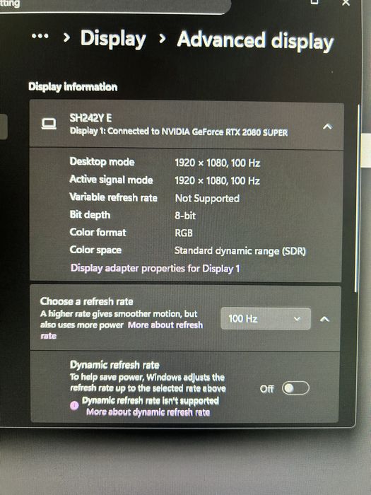 Monitor de birou, FHD, 100Hz, Freesync