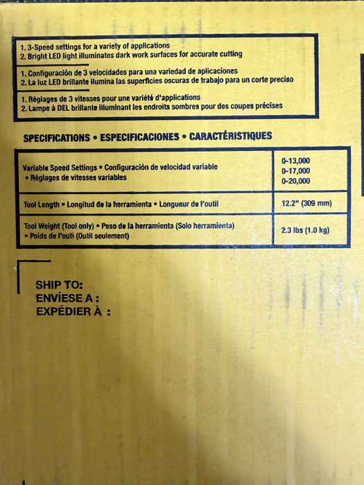 Реноватор (мультитул) Dewalt DCS356 ОРИГИНАЛ, made in Mexico, набор