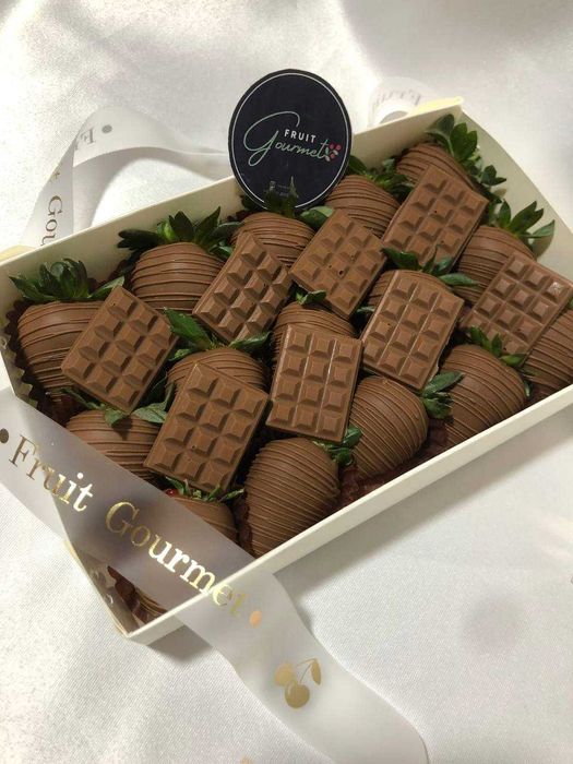 Qulupnay shokolad Подарки Клубника шоколад Подарки для самых!